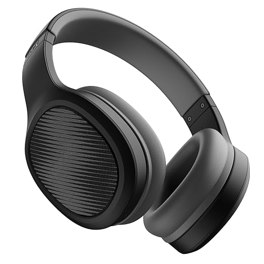 boAt Rockerz 460, 30H Battery, 40mm Drivers, Beast Mode, ENx, Dual Pair, Adaptive Fit, Stream Ad Free Music via App Support, Bluetooth Headphones, Wireless Over Ear Headphone with Mic (Active Black)