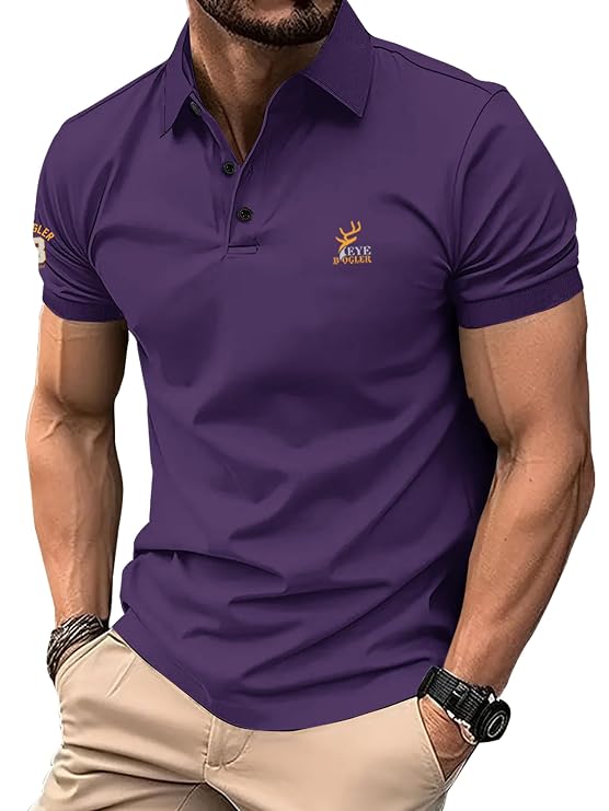 Polo T-Shirt for Men || Half Sleeves Neck Polos Men's T-Shirt || Solid Polo