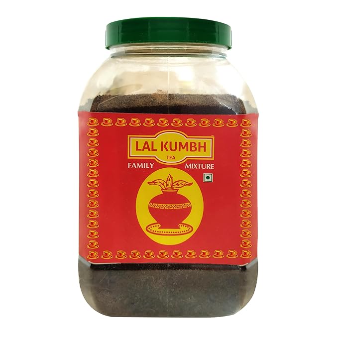 [Apply Coupon] - LAL KUMBH Black Loose CTC Dust Tea, 500g Jar - Strong, Aromatic & Rich | Premium Kadak Chai Patti