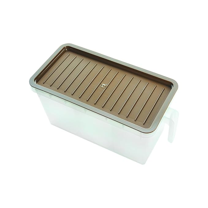Attro Air Tight Food and Storage Container 3 Detachable Small Storage Boxes with 1 lid Used to Store 3 diffrent Food Items in a 1 Box BPA Free, Food Grade,Freezer Safe, 5000ml-Brown