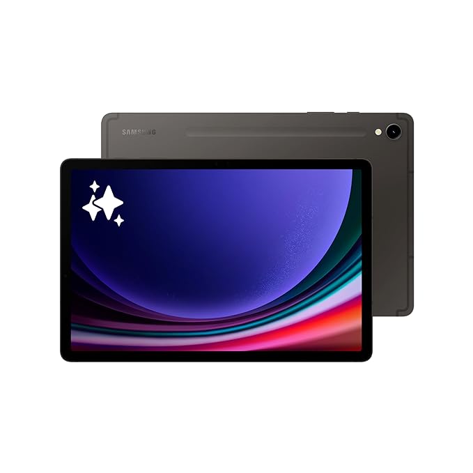 Samsung Galaxy Tab S9, S Pen in-Box, 27.81 cm (11 inch) Dynamic AMOLED 2X Display, RAM 8 GB, ROM 128 GB Expandable, Wi-Fi Tablet, Gray