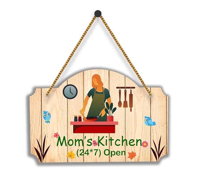 SAF UV Lamined Mdf Wall Hanging ||Mom's Kitchen Beautiful Home Decoration Wall Hanging||SA-WHAHM-20