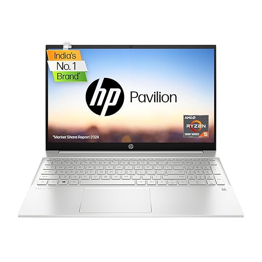 [Apply Coupon] - HP 15 Pavilion AMD Ryzen 5 7530U, 15.6-inch FHD, 8GB DDR4, 512GB SSD, AMD Radeon Graphics, 720p HD Camera, Backlit KB, Audio by B&O (Win 11 Home, MSO 2021, Silver, 1.75 kg), eh3036AU / EH2050AU