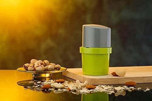 AADHIK Dry Fruit Cutter, Slicer, Grinder, Chocolate, Nut Cutter and Butter Slicer with 3 in 1 Blade for Almonds, Cashews (Multicolor)