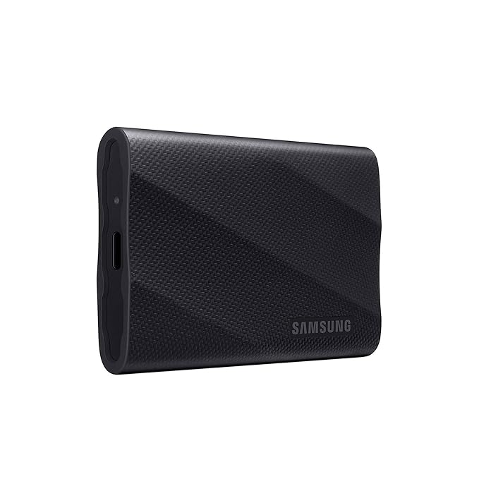 Samsung T9 Portable External SSD 2TB, USB 3.2 Gen 2x2, up to 2,000 MB/s Read Speed, Reliable Storage for Professional Creators - videographers, Graphic Designers, Artists, MU-PG2T0B/WW, Black