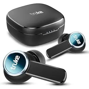truke [Just Launched Buds Clarity 6 Dual Device Pairing in Ear Earbuds, 6Mic Adv. ENC, 80H Playtime, 35ms Ultra-Low Latency, 13mm Titanium Drivers, 3 EQ Modes, Fast Charge, BT 5.3, IPX5