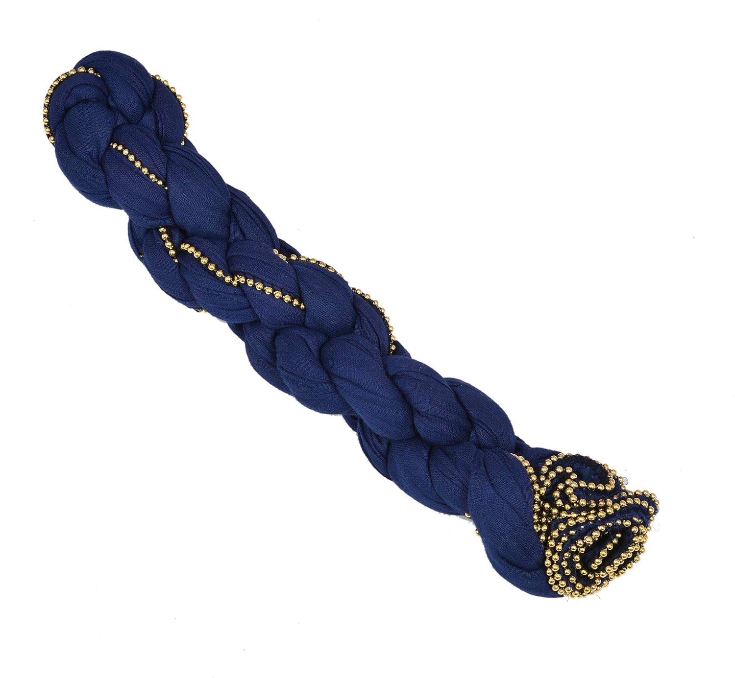 Nakoda Creation Cotton Blend Solid Dupatta For Women,Pack of 1_Moti Cotton Dupatta_Navy Blue