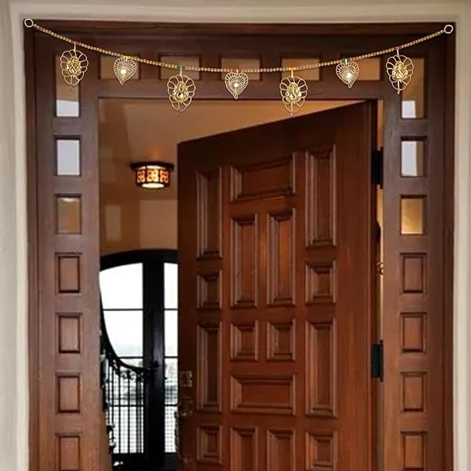CraftVatika Door Hanging Bandanwar Toran Latest 36 Inches Handmade Traditional Bandarwal for Diwali Decoration Item, Toran Festival,Home Decor, Diwali Festive Decor