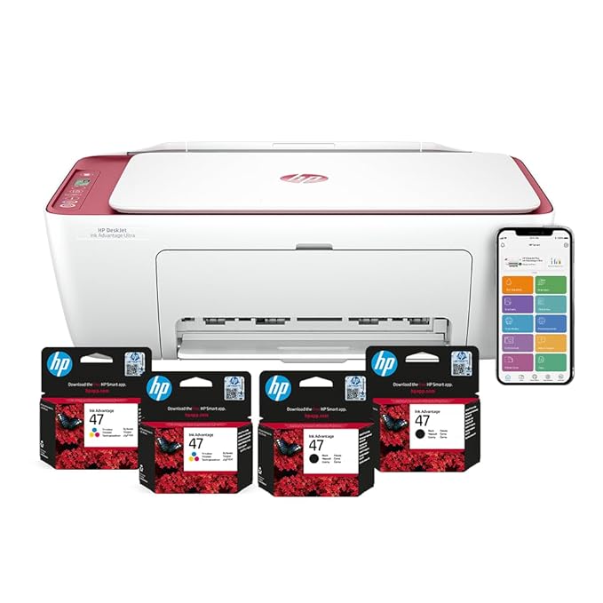 HP Ink Advantage Ultra 4929 Print, Copy, Scan, Self Reset WiFi, Smart App Setup, Print per Page Cost Starting at 44paise/Page with 2 Additional Sets of Inks, Ideal for Home