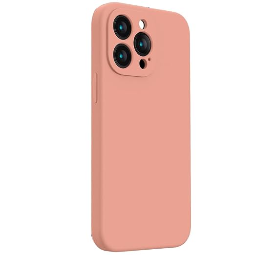 Inktree iPhone 15 Pro Max Back Cover,Upgrade Defender Liquid Silicone, [Full Covered Camera], Shockproof Phone Cover for iPhone 15 Pro Max 6.7 inch - Pink