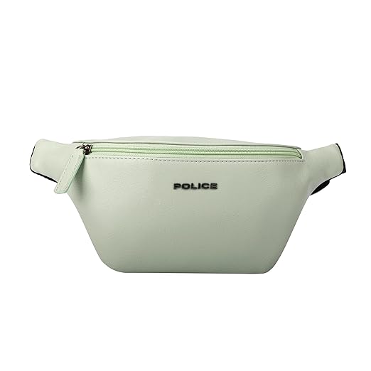 POLICE Brenton Delite Multipocket Waist Bag for Men and Women - Navy/Powder Green