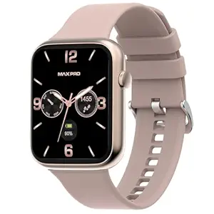 Maxima Epic 1.85" Ultra HD Display Smartwatch, Advanced Bluetooth Calling, Premium Design, HR/SpO2/Sleep Tracking, Smart Watch for Men & Women (Rose Gold Peach)
