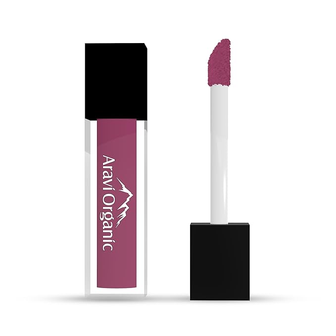 Aravi Organic Rare Love Liquid Lipstick (1.5ml) | Long Lasting Matte Liquid Lipstick | Waterproof & Ultra Smooth