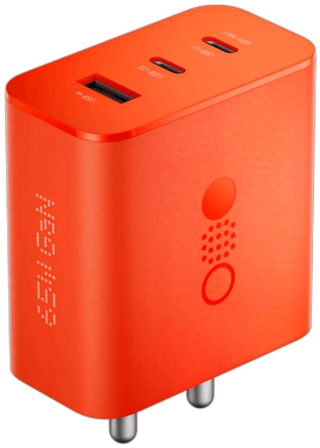 CMF by Nothing 65 W GaN 3 A Multiport Mobile Charger (Orange)