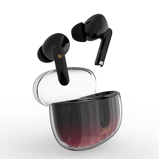 BOSTON LEVIN Airmax True Wireless in Ear Earbuds with Playtime 30 Hours, ENC Mic, Low Latency Gaming, Type-C Fast Charging, 13 mm Rich Bass Drivers, IPX5, Bluetooth 5.3 Ear Buds TWS (Black)