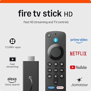 Amazon Fire TV Stick HD | TV power & volume controls, Alexa voice search | Fast streaming in HD (newest model)