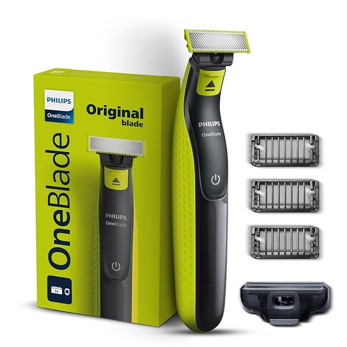 Philips OneBlade Turbo2X | Hybrid Trim Edge Shave | Patented Dual Protect Tech | Perfected for Skin Comfort | 3 Comb Attachments | Beard Trimmer and Styler for Men, Waterproof, 45Min Runtime | QP2724/10