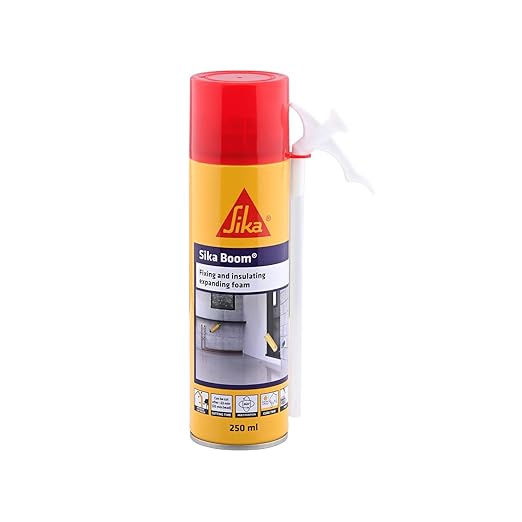 SIKA  -  PU expanding foam spray  -  SikaBoom AP  -  Single component polyurethane foam  -  Fast curing  -  HFC-free  -  Easy to apply  -  250 ml  -  Light Yellow