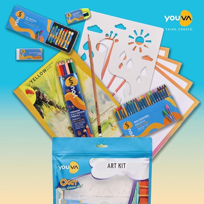 Navneet Youva | Art Kit - Assorted Combo pack for Students and Budding artists
