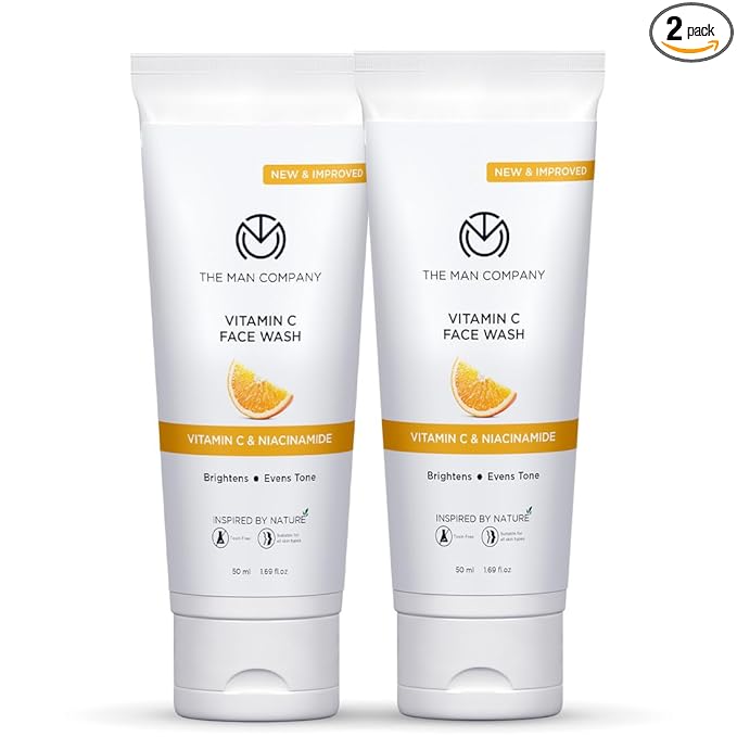 The Man Company Vitamin C Face Wash for Men - 2 x 50ml