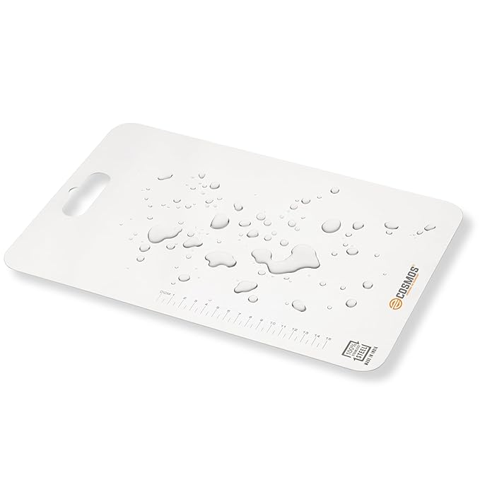 E-COSMOS Stainless Steel Chopping Board Vegetable,Fruit Cutter (31.8CM X 21CM)