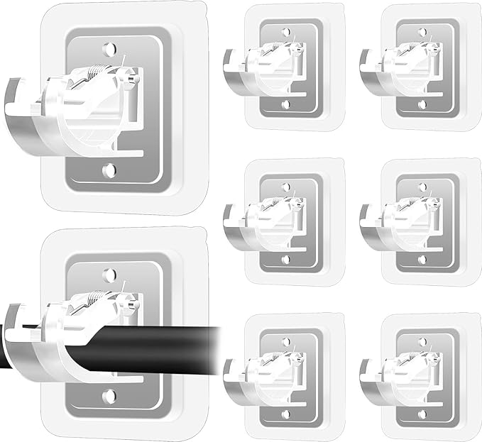 [Apply Coupon] - QXORE No Drill Curtain Rod Brackets No Drilling Self Adhesive Curtain Rod Holder Hooks Nail Free Adjustable Curtain Rod Hooks Curtain Hangers for Bathroom Kitchen Home Bathroom and Hotel