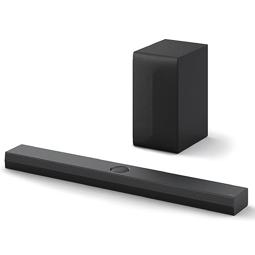 LG S70TY 400W 3.1.1 Channel Dolby Atmos, Center Up-Firing, Wow Orchestra Soundbar with HDMI, USB & Bluetooth Connectivity (Black)