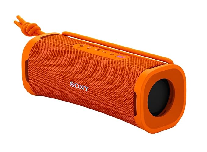Sony ULT Field 1 Bluetooth Speaker, 30W Massive Bass, 12 Hrs Playtime, Hands-Free Calling, IP67 Water/Dust/Rustproof, Sound Connect App-Orange