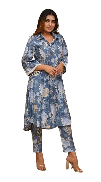 FABNEX kurta set for women | Women Kurti Pant Set (K-Set-1)