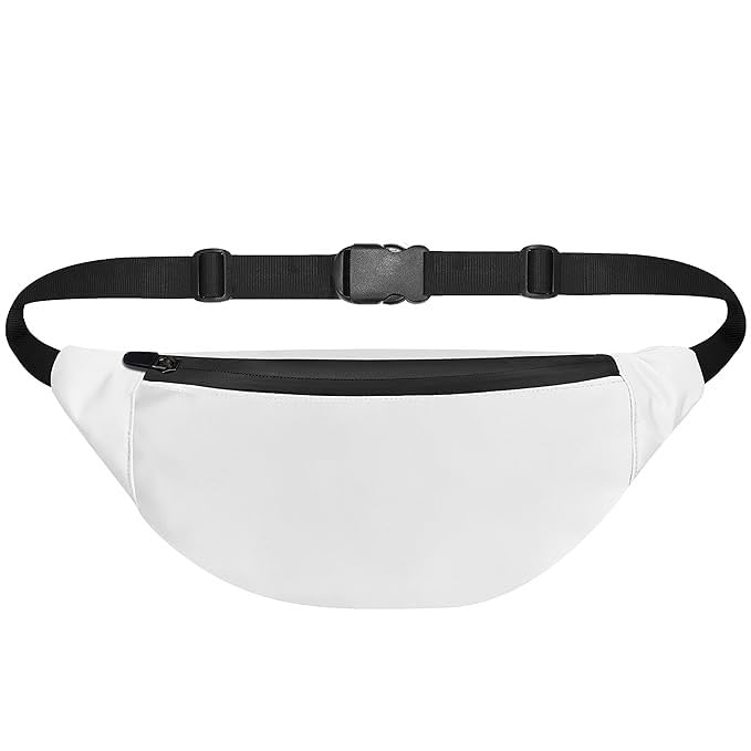 BigPlayer Travel Waist Bag Stylish and Functional Waist Bags for Men and Women Waterproof, Nylon Trainer Waist Bag with Adjustble Waist Belt Travel