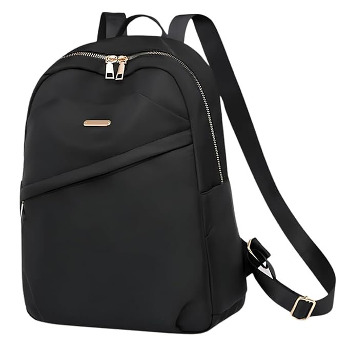 [Apply Coupon] - TYPIFY Backpack for Women,School & College Bag, Black Travel Girls Bags, Stylish Latest