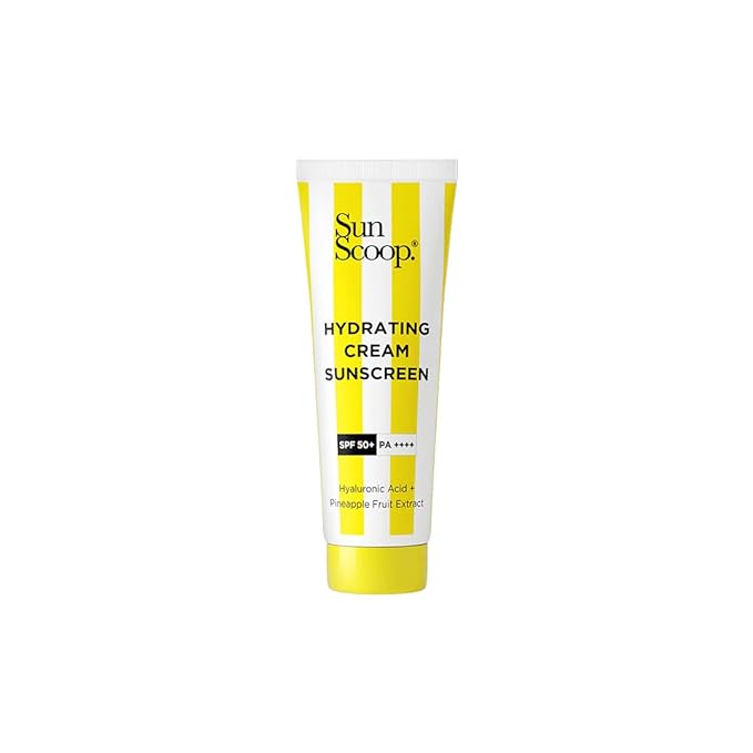 [Apply Coupon] - Sunscoop Hydrating Sunscreen | SPF 50+, PA++++ | Mineral Oil & Petroleum Free | Hydrating | Non-Comedogenic | No white cast | 6gm
