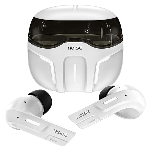 Noise Newly Launched Buds Trooper in-Ear Truly Wireless Earbuds with 45H of Playtime, Quad Mic with ENC, 13mm Driver, Ultra Low Latency(up to 40 ms), Instacharge(10 min=150 min), BT v5.3(Mighty White)