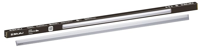 Bajaj LEDZ Inverter Batten LED Tube Light 20W CDL | 2 Star Rated, Surge Protection | Long Life, Energy Efficient (Pack of 1, White)