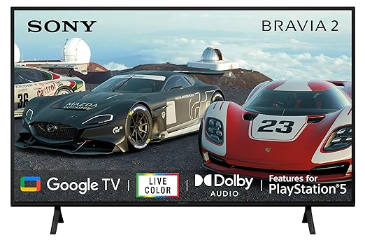 Sony 139 cm (55 inches) BRAVIA 2 4K Ultra HD Smart LED Google TV K-55S25B (Black)