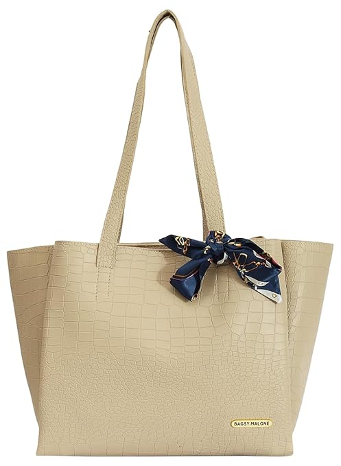 Bagsy Malone Super Sultry | Multi Compartment Tote Bag | Handcrafted Vegan Leather Handbag (Camel)