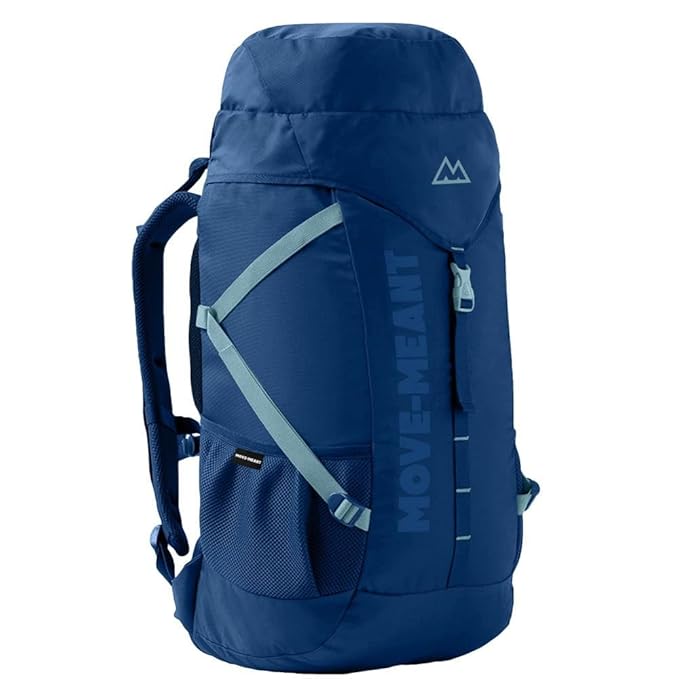 MOVE-MEANT Trail Treck 45 L Polyester Men's Rucksack Bag Versatile Trekking and Travel Backpack for Outdoor Adventures, Durable and Comfortable Fit for Men and Women