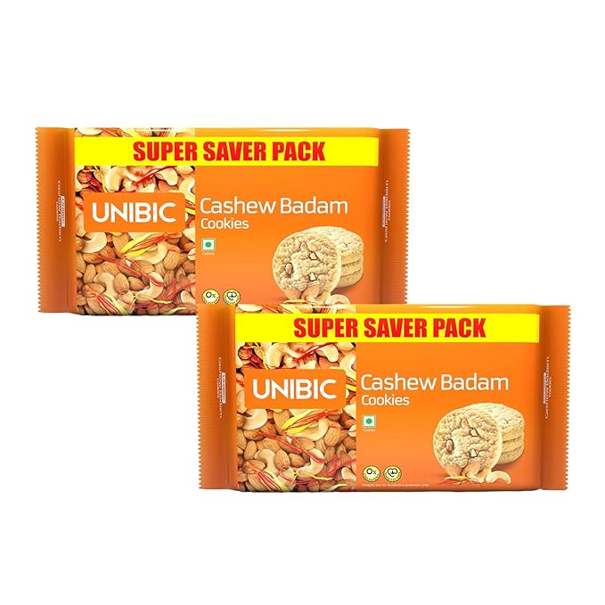 Unibic Cashew Badam Cookies|Weight may vary 900g/975g