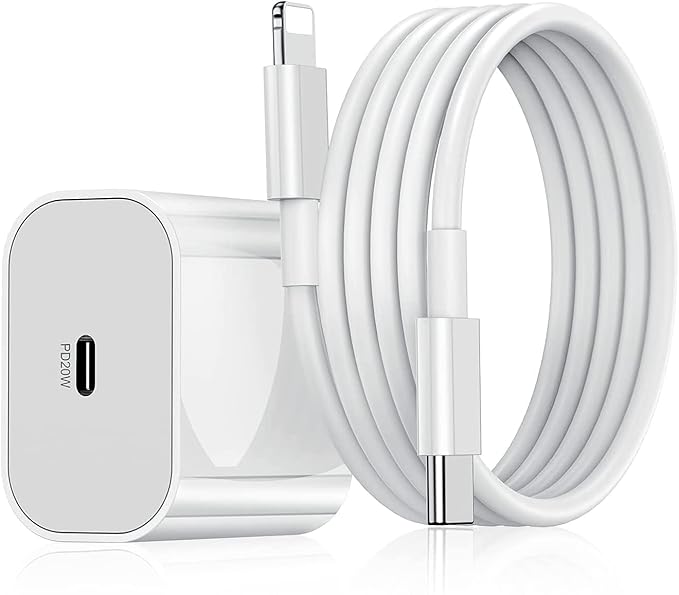 [Apply Coupon] - iPhone Charger Adapter 20W Original Cable combo (MFi-Certified) Compatible with iPhone 14/14Plus/14Pro/14 Pro max/iPhone 13/13 Pro/13 Pro max/ iPhone 12/12 Pro/11/X/Xr