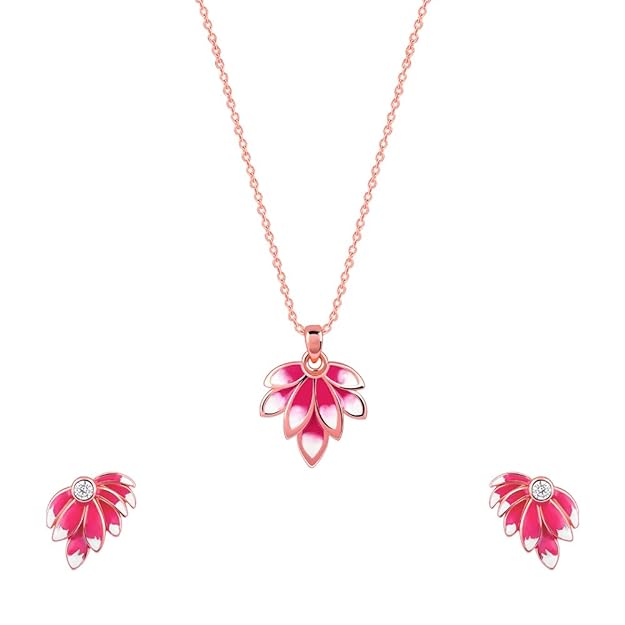 [Apply Coupon] - GIVA 925 Silver Rose Gold Wing it Set| Gifts for Women and Girls | With Certificate of Authenticity and 925 Stamp | 6 Months Warranty*