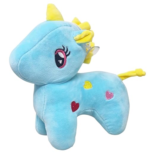 NATKHAT Unicorn Plush Toy | Adorable and Magical Stuffed Animal for Kids and Unicorn Enthusiasts (Blue)