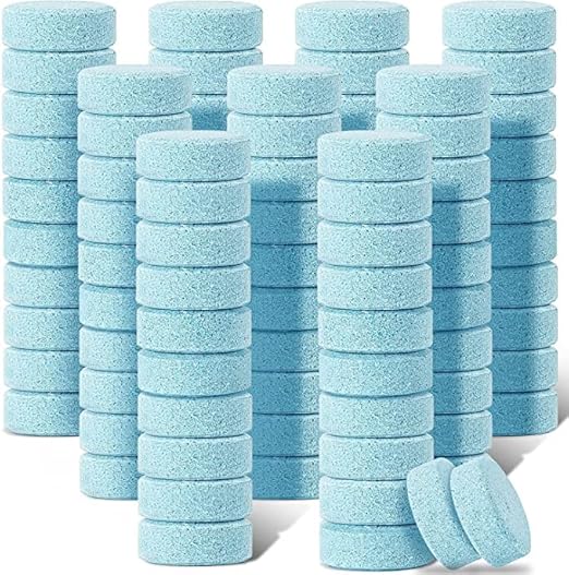 Radiant Concentrated Automotive Glass Wiper Cleaning Tablets, Car Windshield Washer Solid Tablets, Glass Cleaner Tablets (Pack of 50)
