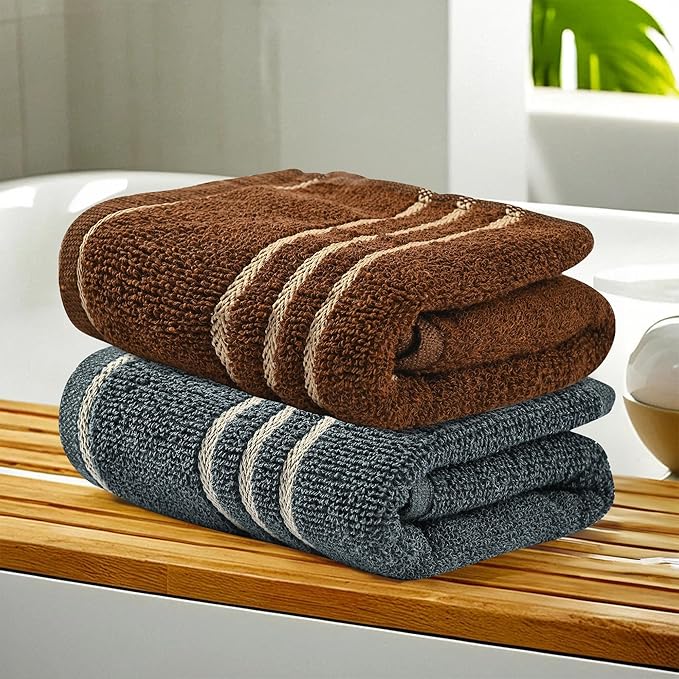 Kuber Industries Pack of 2 Soft Cotton Face Towels Pocket Towels