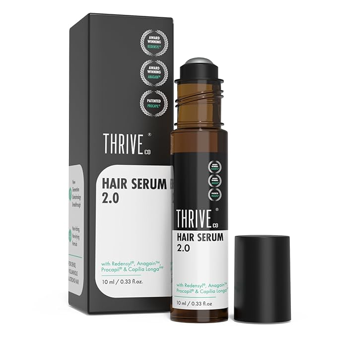 [Apply Coupon] - ThriveCo Hair Growth Serum 2.0 For Hair Growth & Hair Fall Control | with Redensyl + Anagain + Rosemary + Procapil + Capilia Longa | For Men & Women (10 ml (Pack of 1))