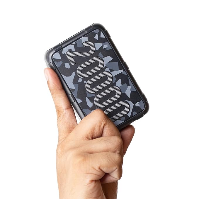 Ambrane 20000mAh Power Bank, Rugged & Compact, 22.5W Fast Charging, Dual USB & Type-C Output, Power Delivery & Quick Charge, Travel-Friendly Compatible with iPhone, Samsung, Android (Force 20K, Black)