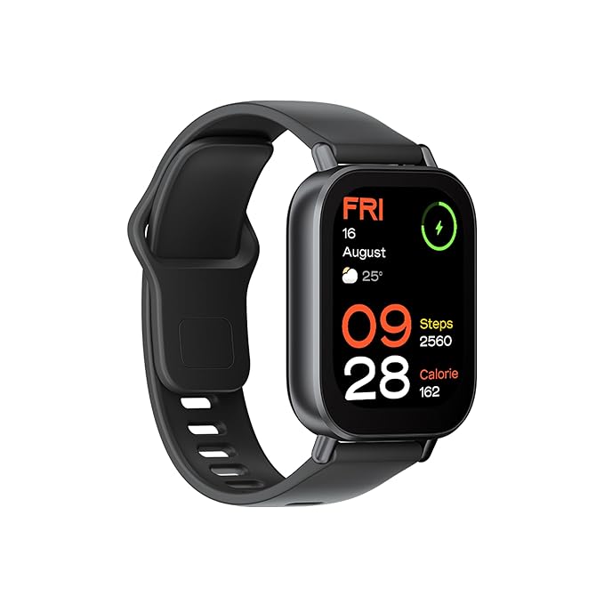 Redmi Watch 5 Active, 2 Display, Metal Body, 18 Day Battery, Bluetooth Calling, Advanced AI Noise Cancellation, Alexa, Black