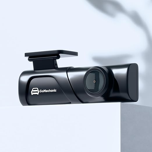 GoMechanic Car DashCam with 2K + 4MP Front & 1080p + 2MP Rear HD Recording, 3.7" LCD Touch Screen