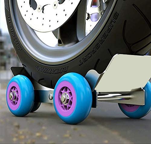 VDHJA Heavy-Duty Tire Puller for Stuck Wheels Motorcycle Accessories Flat Tire Booster Two-Three-Wheel Tire Emergency Power Booster Self-Rescue Trail with 5 Wheels for Motorcycle Bike (Multi Color)