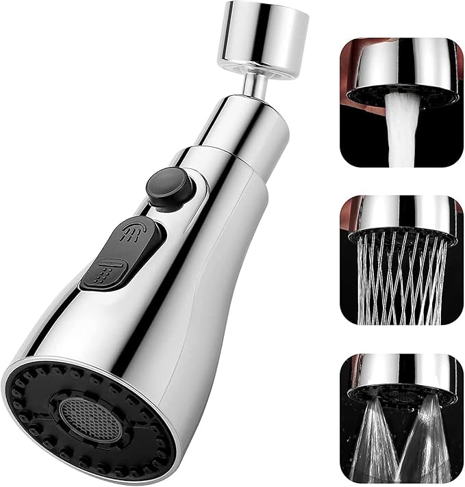 Nubilous Tap Extender for Kitchen Sink, Flexible Faucet with Tap Extension for Convenient Use Upgrade Your Kitchen Sink with Flexible Tap for Easy Access