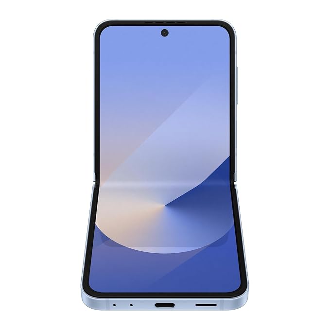 Samsung Galaxy Z Flip6 5G AI Smartphone (Blue, 12GB RAM, 256GB Storage) with Other Offers